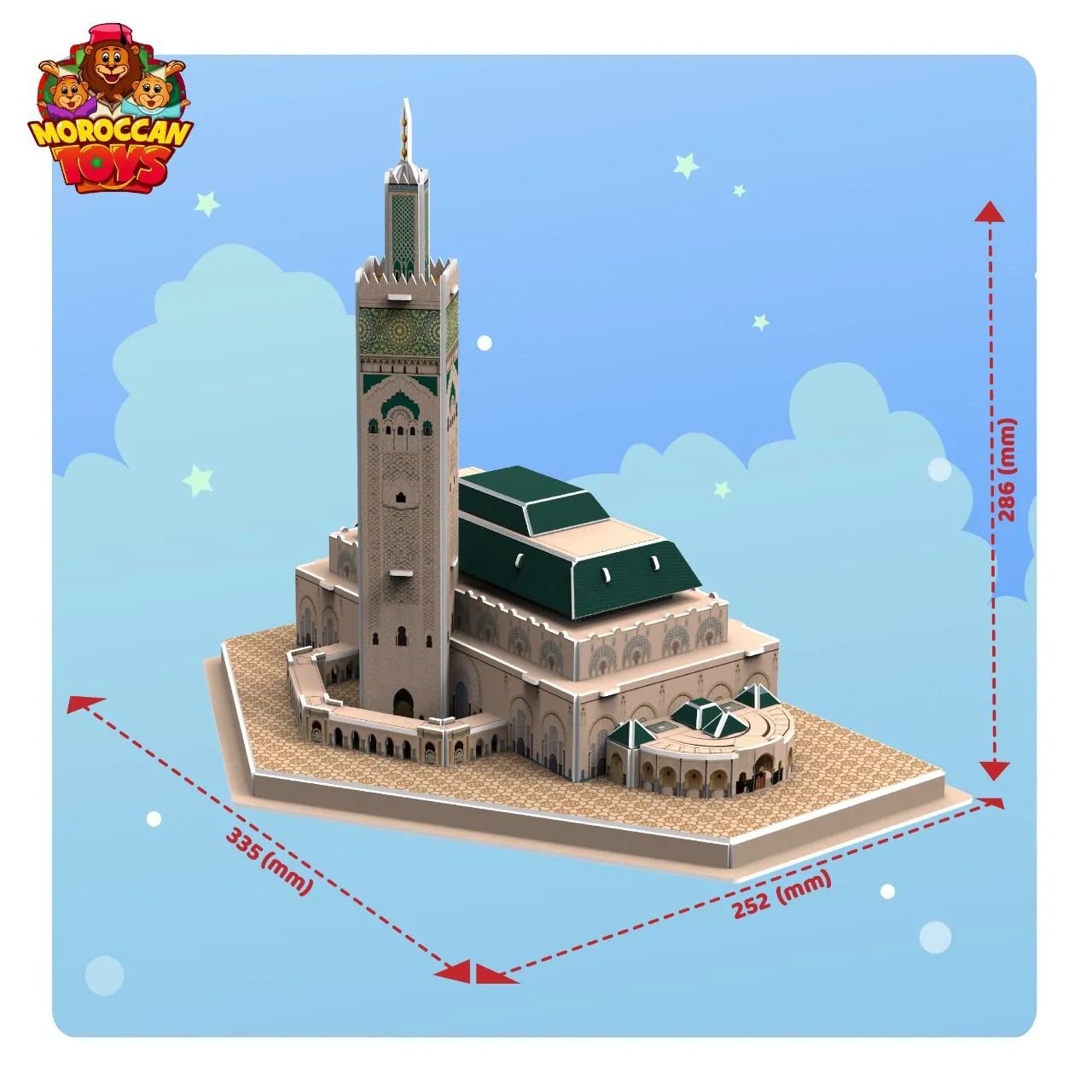 Le Puzzle 3D Mosquée Hassan II – Image 2